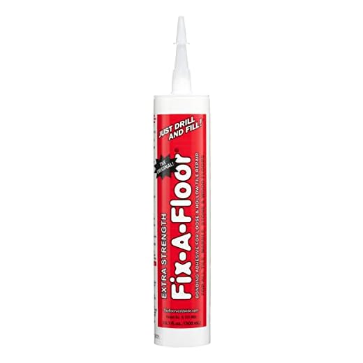 Fix-a-floor adhesivo para suelos problematicos para reparar y rellenar huecos de suelos de baldosa