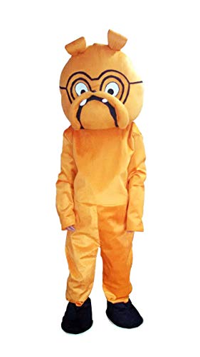Image of BookMyCostume Bodybuilder Dog Cartoon Mascot Costume for Theme Birthday Party & Events | Adults | Full Size Adults