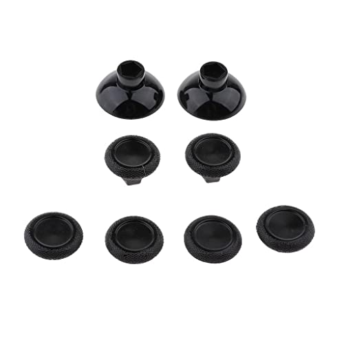 Image of CALANDIS Thumb Stick Cover for Microsoft Xbox One Controller Joystick Cap & 3D Rocker Base Holder Repair Part - Black | Controllers & Attachments | Video Game Accessories