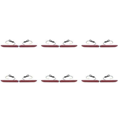 Fein rouge de lentille de pare-chocs LED finition premium pour véhicules de 2006 à 2014