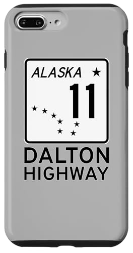 DALTON HIGHWAY ALASKA ROUTE 11 ���H�W�� ALASKAN HIGHWAY �X�}�z�P�[�X iPhone 7 Plus/8 Plus �p