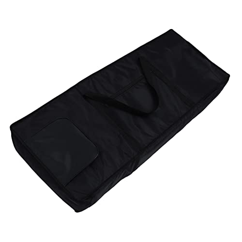 Milisten 1Pc Key Electronic Keyboard Bag Oxford Cloth Piano Case with Comfortable Inner for Travel and Storage present for Musicians Black
