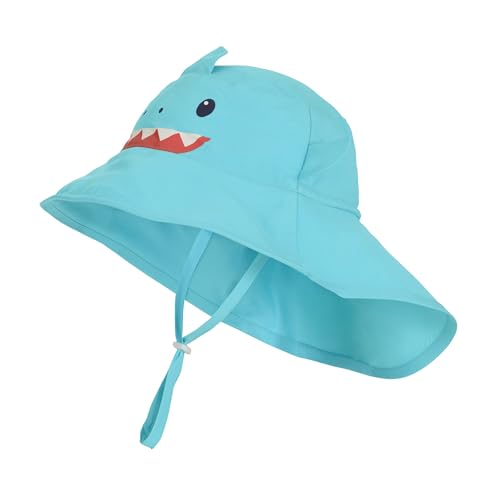 Saint Eve Kids Sun Hat, UPF 50+, Wide Brim, Neck Flap, Adjustable Fit, Lightweight Fabric, Breakaway Strap, Bright Prints