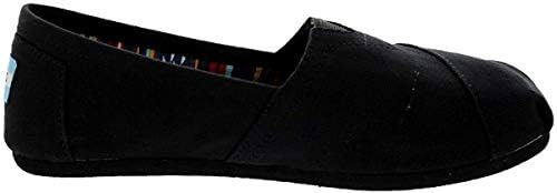 TOMS Black on Black Canvas Women's Classic 10002472 (Size: 8.5) | Image 1