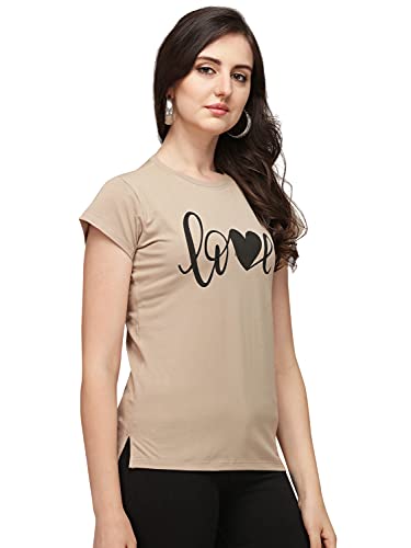 Image of DHRUVI TRENDZ Women Tops | T Shirt for Women | Tops for Jeans for Women | Western Tops for Women Stylish | T-Shirt for Women