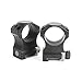 Nightforce X-Treme Duty Ultralite 34 mm 6-Screw Hard Anodized Aluminum Gun Scope Rings Mounts, Set of 2, Black, 1.5