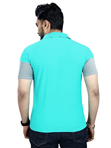 Image of Men's Regular Fit Striped Polo T-Shirts