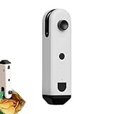 Máquina selladora de bolsas portátil: dispositivo de cierre portátil multiusos 4 en 1, máquina de sellado de alimentos recargable con abrebotellas con cortador integrado y linterna LED | Herramienta