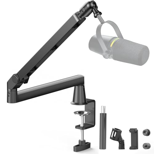 Aisryntek }CNu[A[ [vt@C}CNA[ 360x] P[uǗ gCU[ }CNNbv }CNX^h Blue Yeti HyperX QuadCast Shure Elagop(O[)
