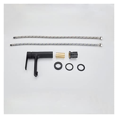 Grifo de lavabo de cocina negro mate para transformar el estilo de tu hogar 4