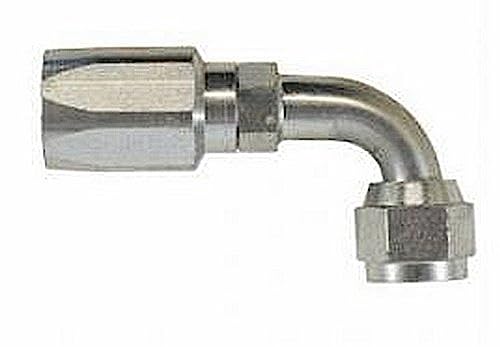 Image of Gates 12C5-12RFSX90 Field Attachable for C5C, C5D and C5M Hose, Female SAE 45 Flare Swivel, 90 Bent Tube, Steel, 5 /8 inch ID