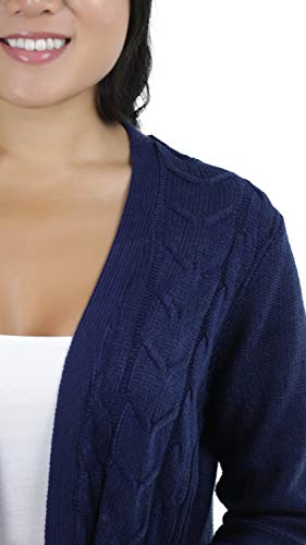 Image of ToBeInStyle Women's Warm Heavy Knit Long Sleeve Cardigans