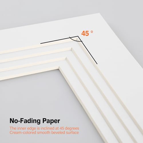 Anhow 8pcs Picture Mounts A4 12x8 Fit for 8x6 Inch - Image 4
