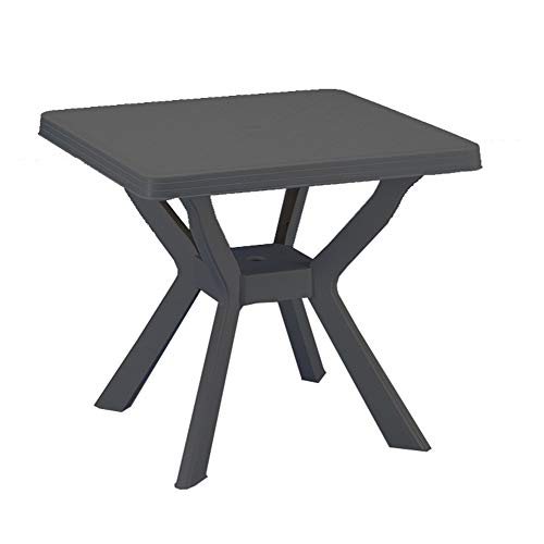 Ipae-Progarden Mesa, Antracita, 79 x 79 x 72 cm