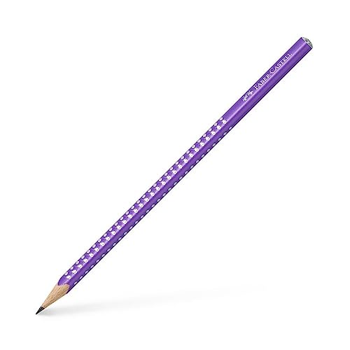 Faber-Castell 118204 Sparkle Pearl Glitter Bleistift, Pearl Purple
