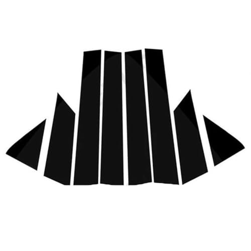 Door Window Pillar Trim for Ford Ecosport 2013-2021, 8Pcs Door Window Column B C Pillars Post Cover Trim