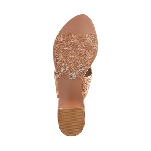 Image of Metro Women Ethnicwear Beaded Block Heel Sandal