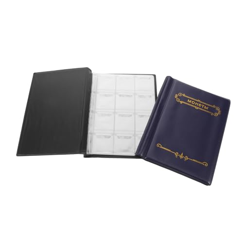 Álbum de colección de monedas en PVC transparente para exhibición segura