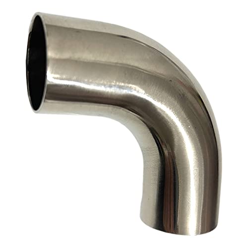 S-NET ステンレス 曲げ パイプ 90度 マフラー エキゾースト 排気管 汎用 ジョイント ワンオフ 加工 直角 SUS 304 1.5mm 厚 32Φ