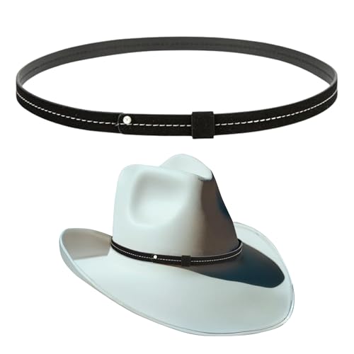 Image of Gamboa Hat Bands for Cowboy and Cowgirl Western Accesories for Men and Women Leather Style Hat Belt Band