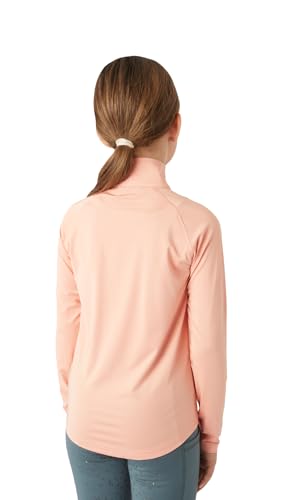 HORZE Lola Kids Long Sleeved Half Zip Tec Shirt4