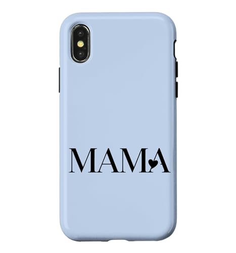 �u���[ - Mama Heart Elegant �X�}�z�P�[�X iPhone X/XS �p