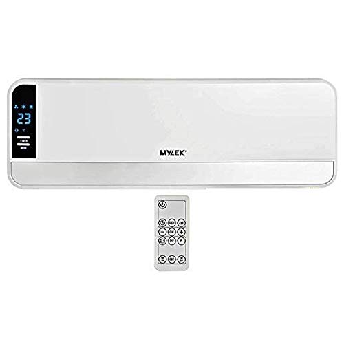 MYLEK Overdoor Heater 2kW Electric Downflow Over Door Air Curtain And Fan with Thermostat, LED...