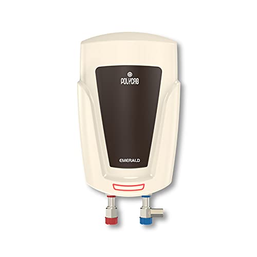 Polycab Emerald 1Ltr Electric Instant Water Heater (Geyser) with Anti rust tank, powerful heating element, multiple layer safety, ISI certified with 5 years inner tank Warranty (Ivory Grey Brown)-image-32
