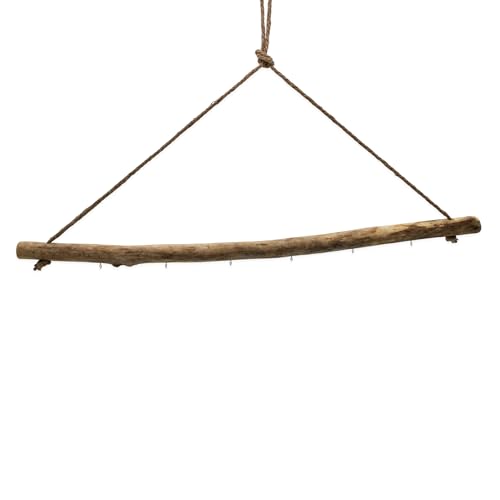 Treibholz AST zum Hängen mit 6 Haken zum Dekorieren - 83 cm - Holzast Wanddeko Hänger mit Naturkordel - Hängeast Holzscheit Holz Türhänger Wanddeko für Weihnachten Advent Dekoration Treibholz AST zum Hängen mit 6 Haken zum Dekorieren - 83 cm - Holzast Wanddeko Hänger mit Naturkordel - Hängeast Holzscheit Holz Türhänger Wanddeko für Weihnachten Advent Dekoration