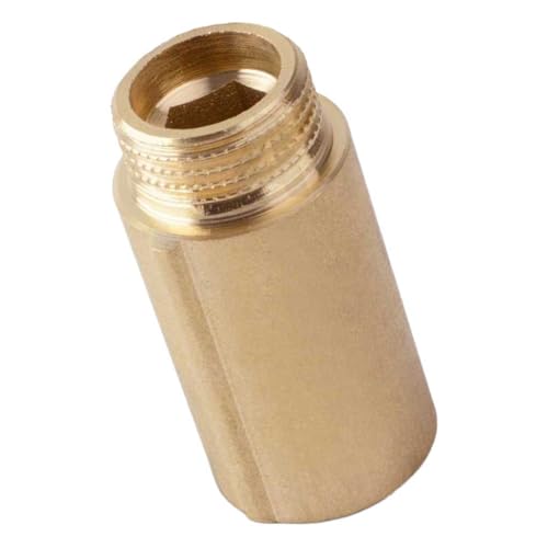 Alargador de latón 3/4 BSP de 60mm prolongador de rosca macho hembra para tuberías 2