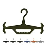 タクティカルハンガー 多機能ハンガー 頑丈な強化プラスチック製 68kg超耐久テスト済み タクティカルベスト/ウエイトベスト/ウェーダー/ダイビングスーツ/アウトドアギア対応 （クラシックモデル、グリーン）