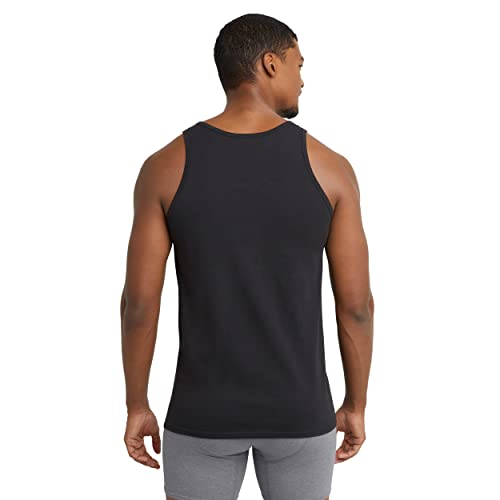 hanes men39s originals stretch cotton pack moisture-wicking tank tops tagless 3-pack