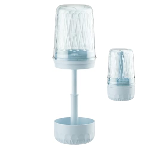 Portaspazzolino da viaggio – Custodia leggera impermeabile impermeabile, contenitore igienico compatto, organizer multifunzione per articoli da toeletta, design antipolvere | scatola portatile per