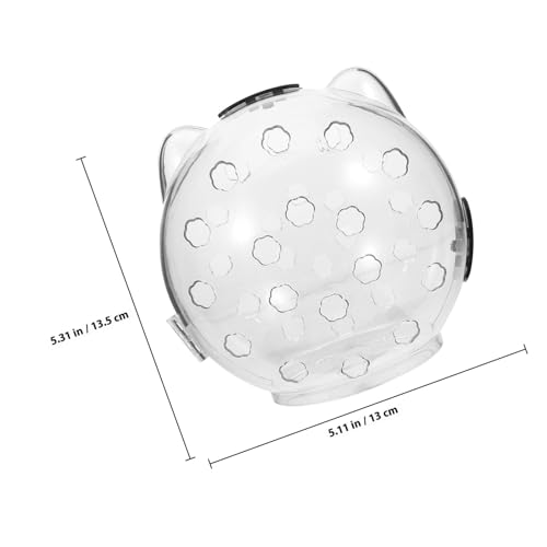Casco transparente para gatos de material ABS resistente de alta gama 3