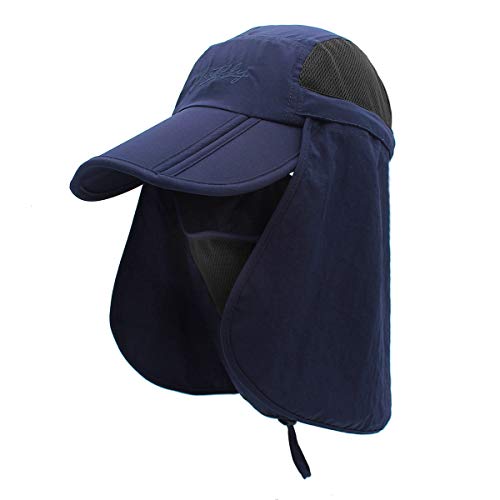Surblue Neck Face Flap Outdoor Cap UV Protection Sun Hats Fishing Hat Quick-Drying UPF50+