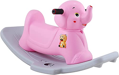 Image of Popo Toys Murphy Rocker (Pink)| Rocker for Kids Birthday Gift for Kids /Boys /Girls /Rocker with Musical & Lightning Toy | Cute Character, (MT028)
