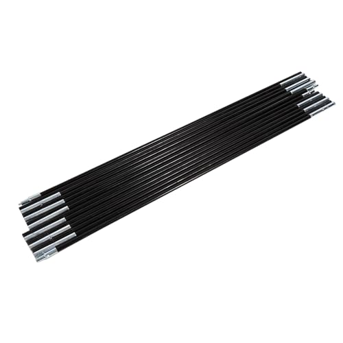 Aleta central para tabla de surf Ejoyous de plástico negro insertable de 7.3 x 8.7 pulgadas 2