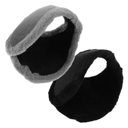BESTYASH Men's Winter Ear Muffs Warm Ear Covers Plush Fleece Behind-the-head Design for Cold