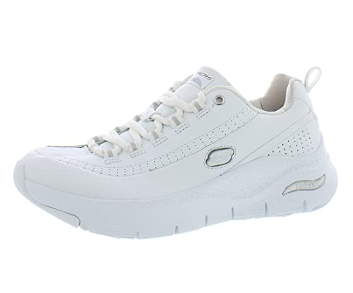 Skechers Arch Fit - Citi Drive White Silver 8 C - Wide