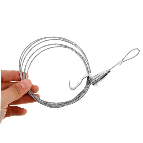 Image of 2sets Sturdy Picture Hanging Wire Ropes Wire Kit Easy to Install for Decor