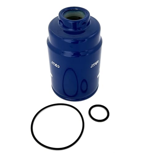 12633243 TP3018 (19431541) 6.6L Duramax Diesel Fuel Filter Fits 2001-2016 Chevy Express/Silverado GMC Sierra/Savana 6.6 403Cu V8 DIESEL.3 Micron. TP3012 12664429 OEM Grade Fuel Filter Blue housing