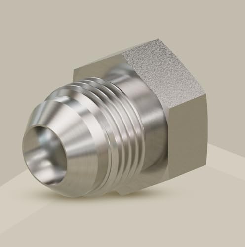 Image of 1 /4 inch JIC 37 Cap & Plug Kit - Dash #04 | Hydraulic Hose, Tube & Pipe Protection | Steel JIC Hydraulic Fitting Caps & Plugs | Reusable 37 Flare Fittings