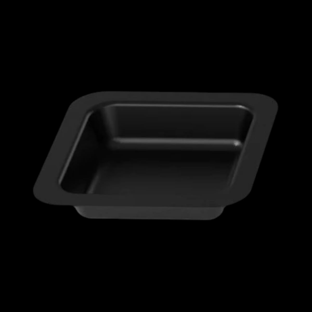 7ml Weigh Boats Small Square Disposable Plastic Trays for Scale Anti Static Plastic Pan Dish Scale Tray for Powder and Liquid Weight 250 Pack Black