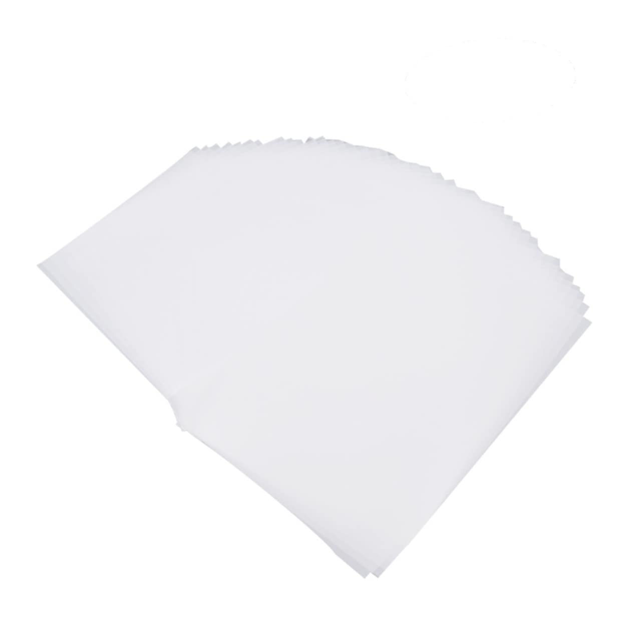 KONTONTY High Transparency 100pcs 16k Tracing Paper Pad Parchment Paper for Writing