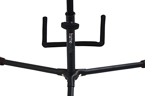 image for Gator Frameworks Adjustable Guitar Stand; Holds Single Electric or Aco