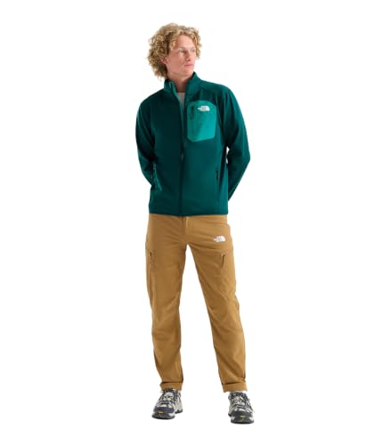 Image of THE NORTH FACE Men's Crest Full Zip Jacket | Water Repellent Fleece Coat, Double Layer Stand Collar & Zip Hand Pockets