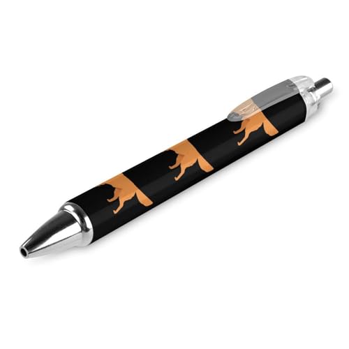 Bolígrafos de Golden Retriever con tinta fina de 0,5 mm retráctil 6