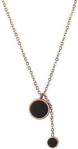 Preisvergleich Produktbild CKAWM Halskette Persönlichkeit Kurze Schlüsselbeinkette Einfache Weibliche Wilde Pullover Kette Zubehör Dekorative Anhänger Liebe Halskette