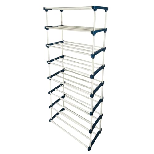 DEMARK 8 Layer Children Book Rack for Home Library, Metal Bookshelf, Stand for Study Room (8 Layer)