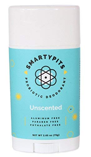 SmartyPits - Natural/Aluminum Free Prebiotic Deodorant (Unscented) (Full-Size)